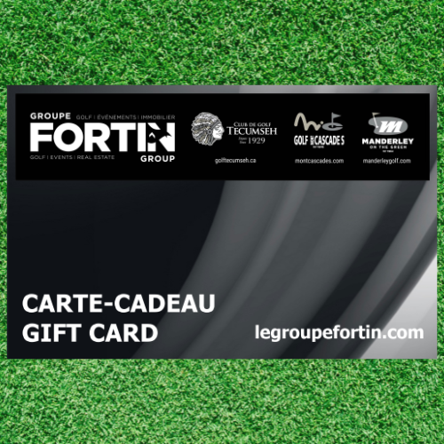 Carte cadeau Groupe Fortin